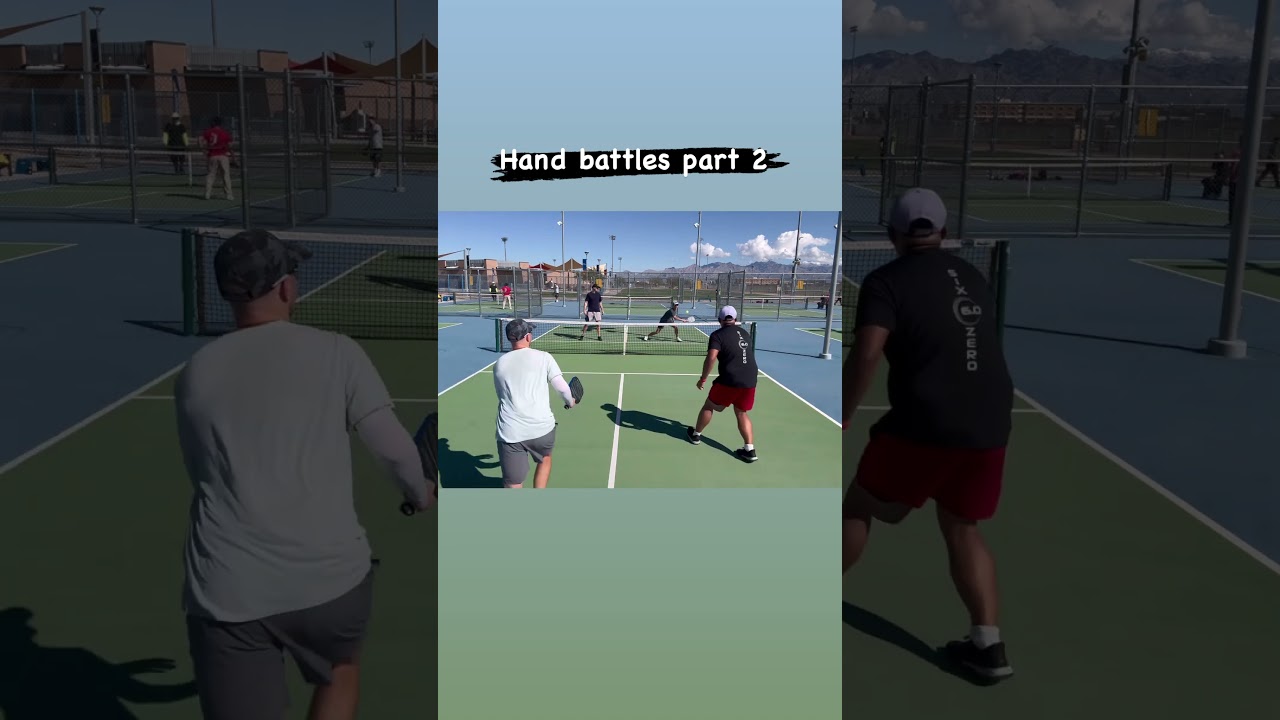 Hand battles part 2 #pickleball #shorts