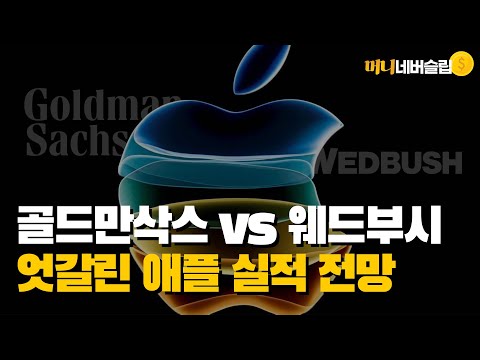 [머니네버슬립] '골드만삭스 vs. 웨드부시' 엇갈린 애플 실적 전망 - 팍스넷뉴스