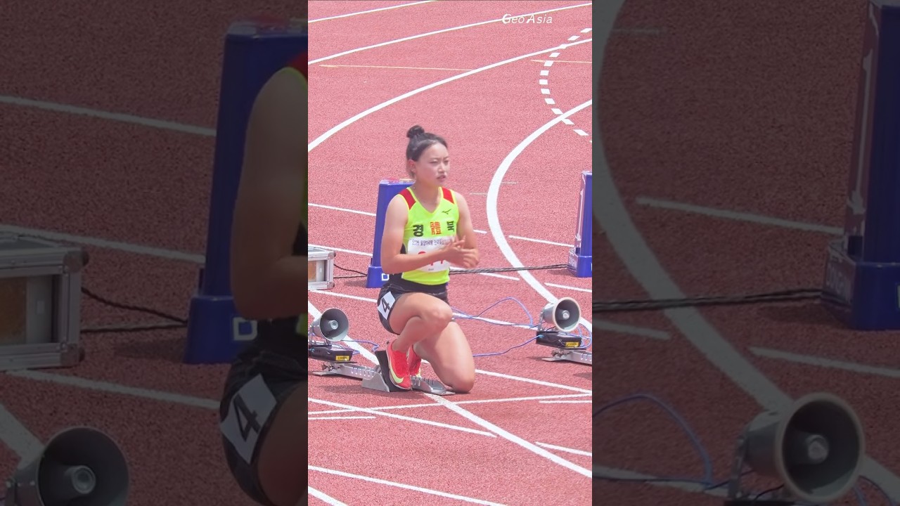 육상을 좋아하고 즐기는 귀여운 선수! 전지유(경북체고) #athletics #전지유 #여자육상 #trackandfield #shorts