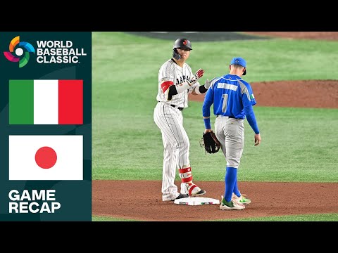 Italy vs. Japan Quarterfinals Game Highlights | 2023 World Baseball Classic
