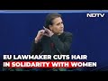 Swedish Euro MP Cuts Hair To Support Irans Anti-Hijab Protests | The News