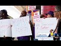 Airport construction employees protest over safety concerns  - 02:24 min - News - Video
