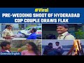 Pre-wedding shoot of two Hyderabad cops go viral, left netizens divided