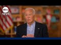 Biden says he will stay in the race and disputes low approval rating