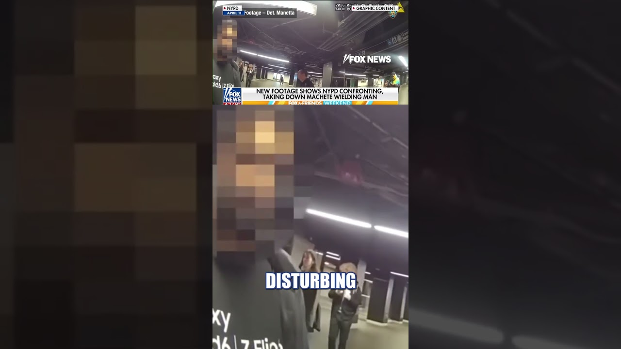 NYPD takes down MACHETE-WIELDING MAN #foxnews #news #us #fox