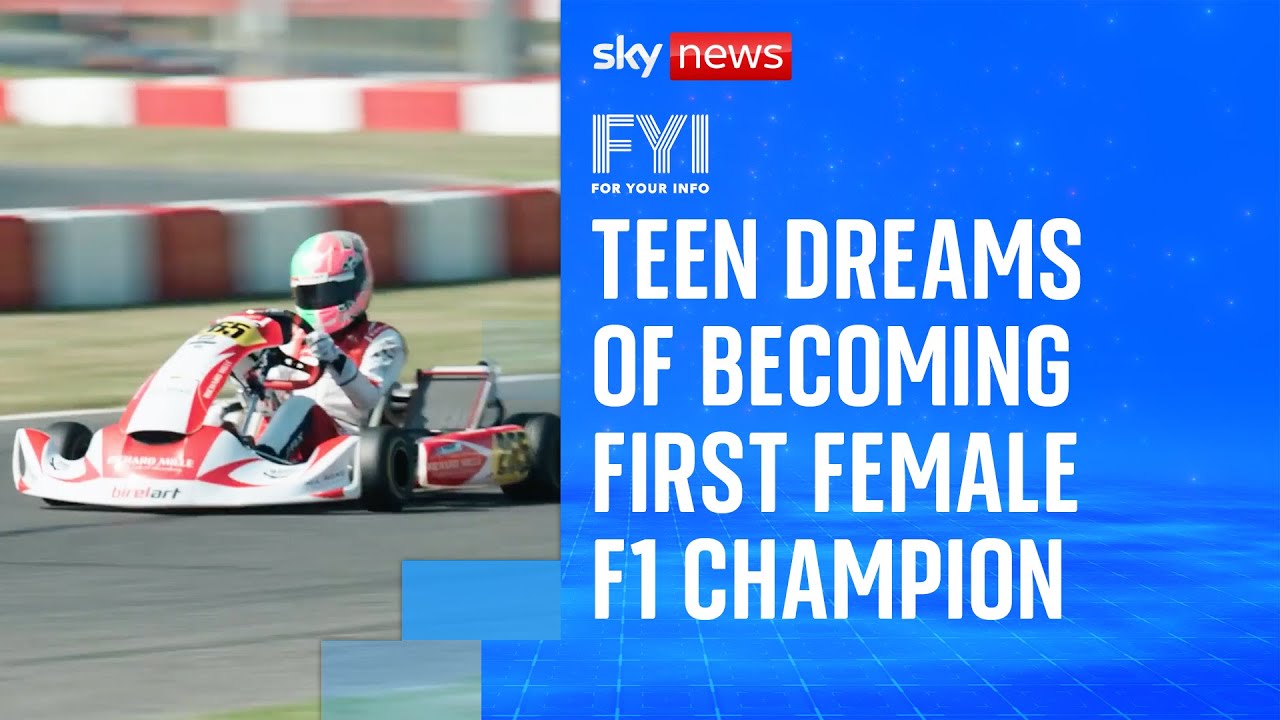 Skye Parker hopes to become first female F1 world champion | FYI