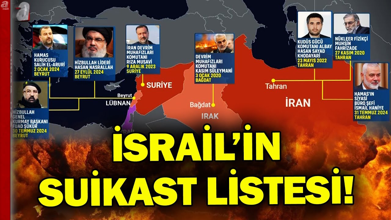 İsrail Kendisine Tehdit Gördüğü İsimleri Tek Tek Hedef Aldı. İşte O Saldırıların Kurbanları...