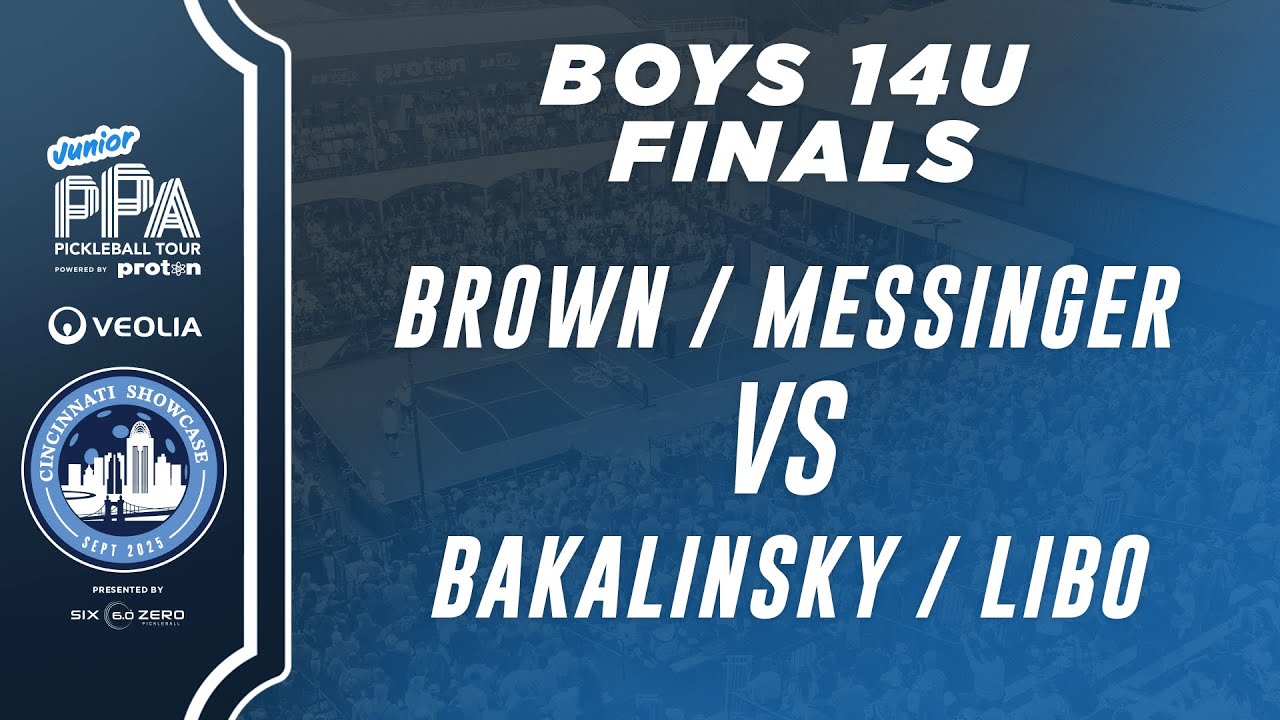 Brown/Messinger v Yeager/Ohrel at the Junior PPA Veolia Cincinnati Showcase