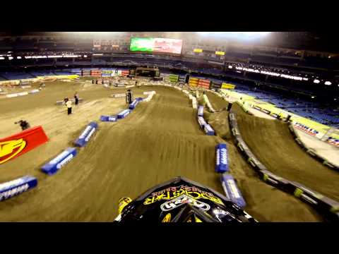 GoPro HD: Blake Wharton Practice Lap 2013 Monster Energy Supercross from Toronto 