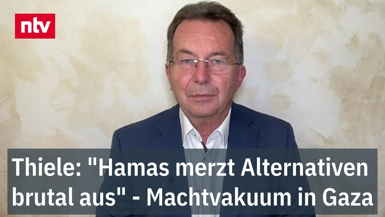 Thiele: "Hamas merzt Alternativen brutal aus" - Machtvakuum in Gaza