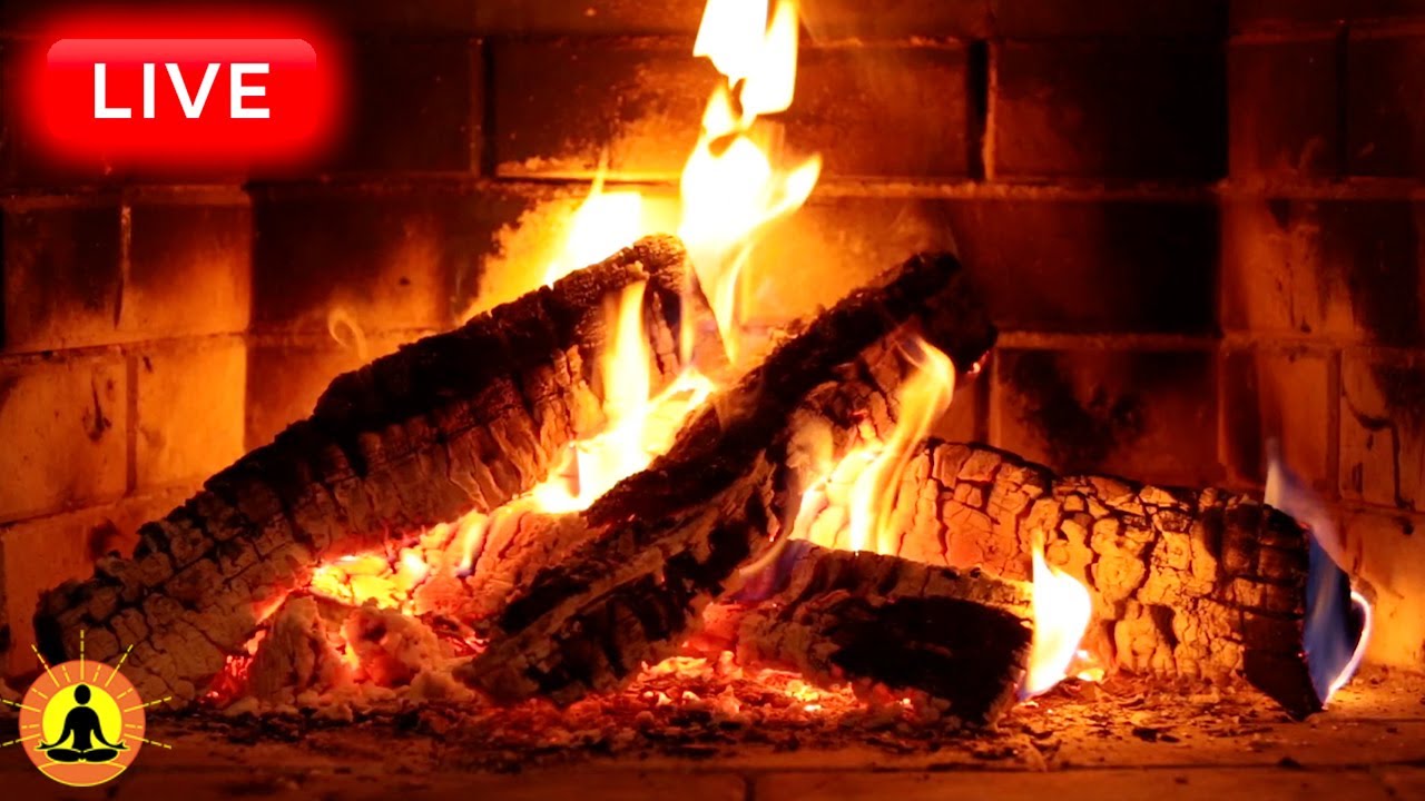 🔴 Relaxing Zen Music 24/7, Healing Music, Meditation Music, Spa Music, Sleep, Zen | Crackling Fire
