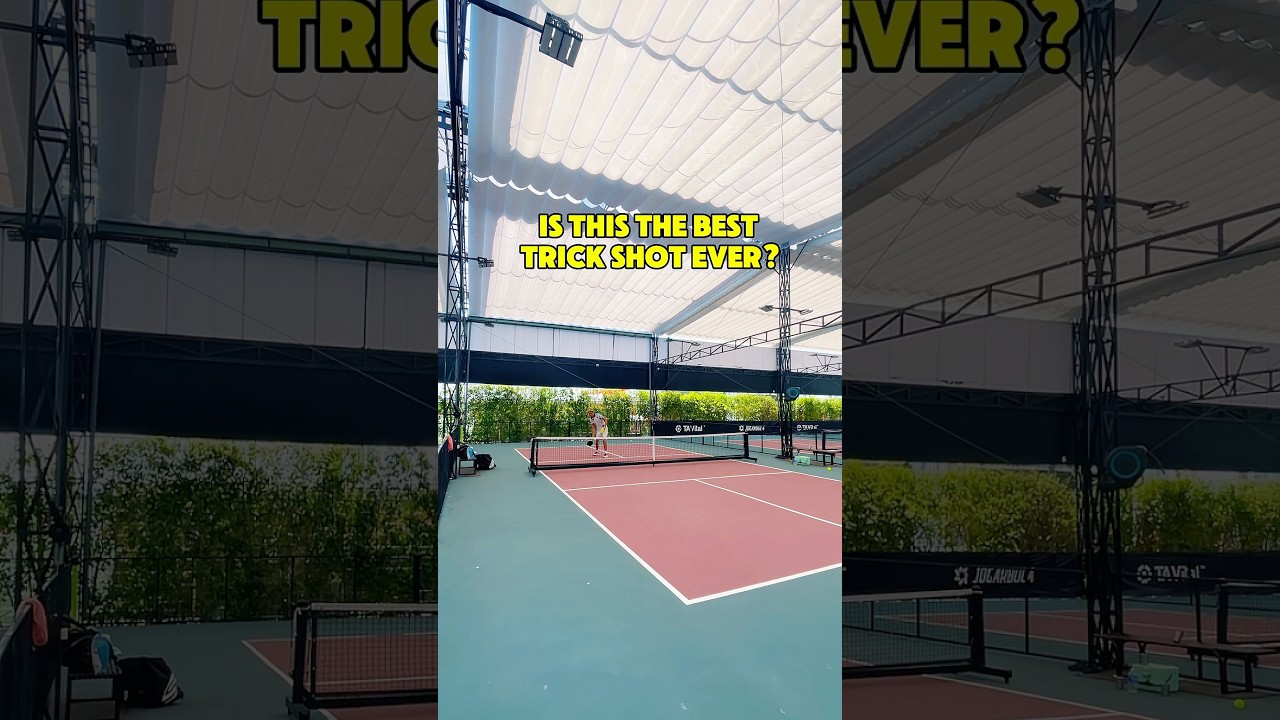 The best pickleball trick shot ever?