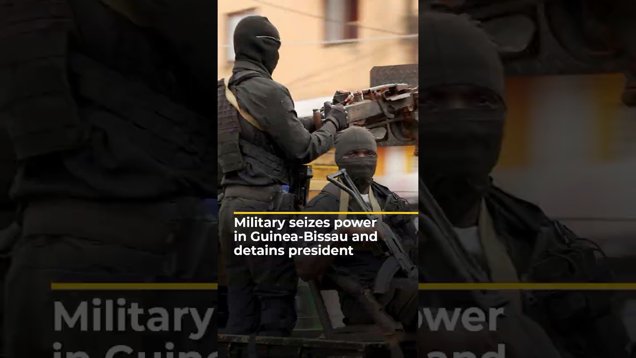 Military seizes power in Guinea-Bissau and detains president | AJ shorts
