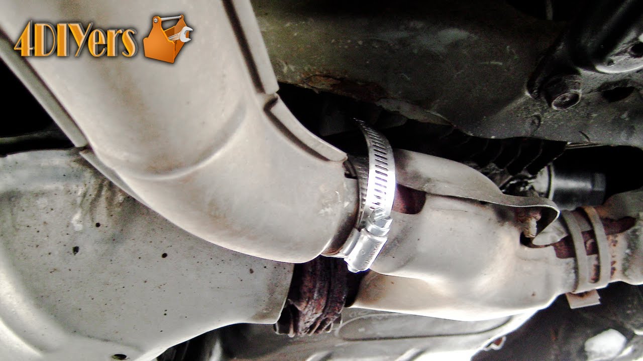 DIY: Repairing an Exhaust Heat Shield Rattle - YouTube