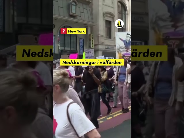 Demonstrationer mot Trump – i alla 50 delstater