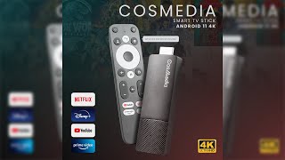 Pratinjau video produk CosMedia Smart TV Stick Chromecast Android 11 4K with Google Assistant - Meta-C1