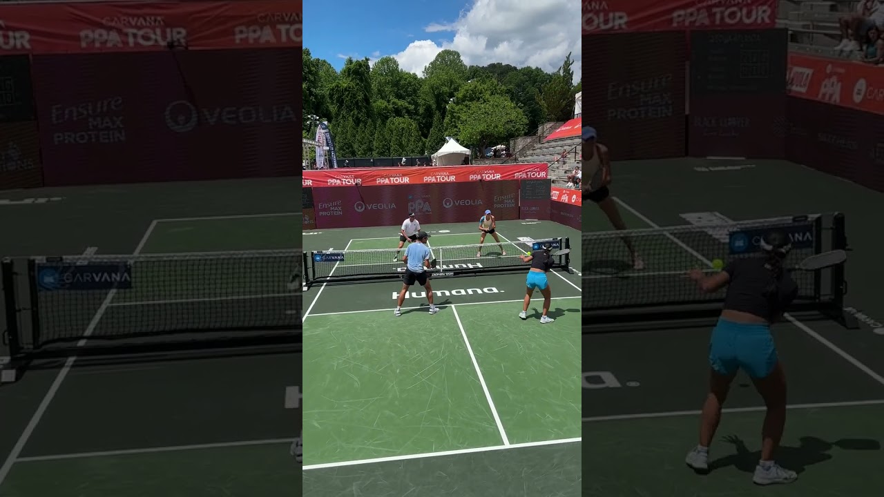 It's all in the angles 📐 #pickleball #propickleball #sportshighlights #explore #shorts