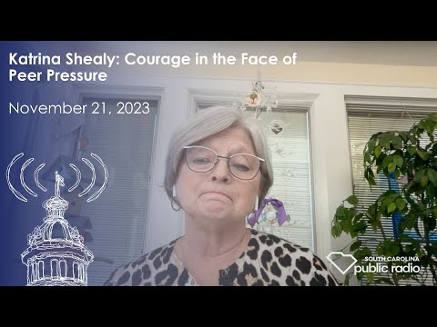 screenshot of youtube video titled Katrina Shealy: Courage in the Face of Peer Pressure | South Carolina Lede
