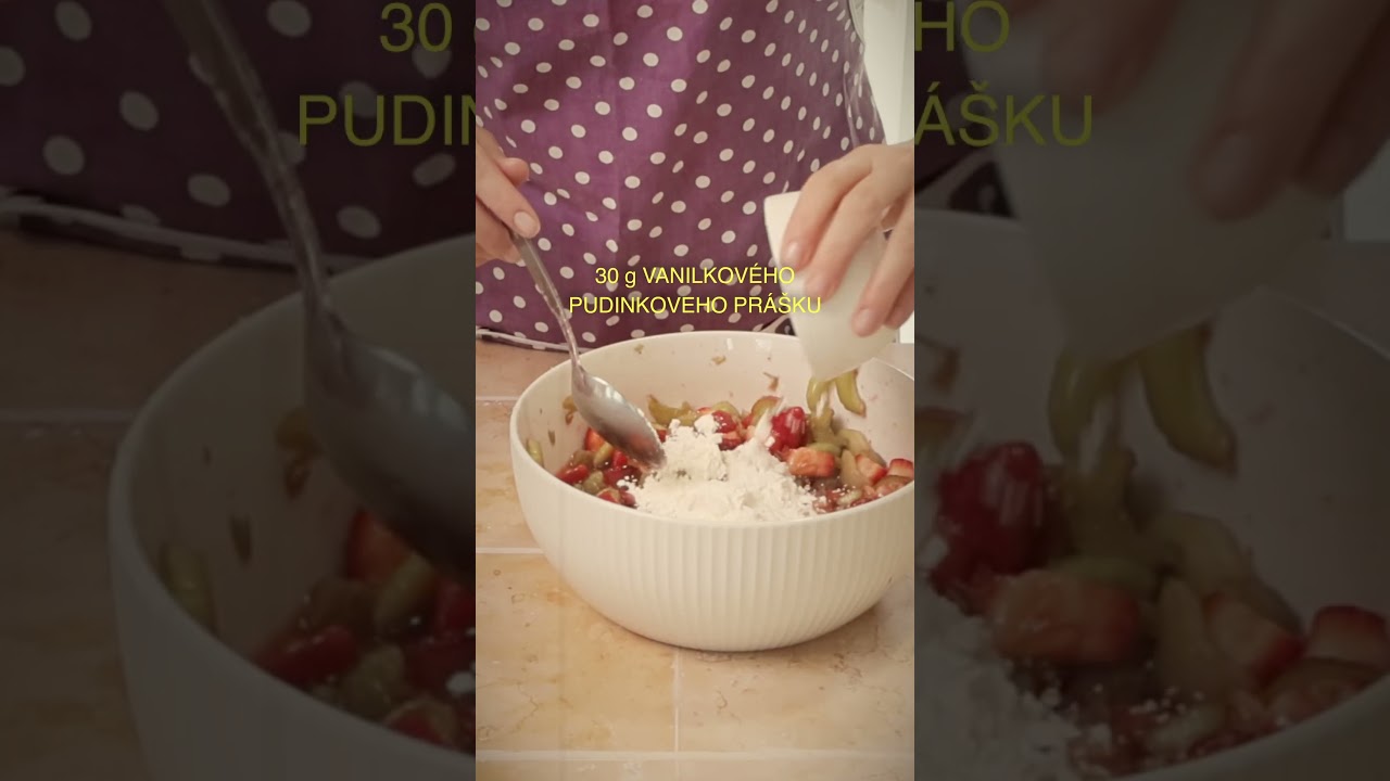 Páj s rebarborou a jahodami podle ČSN snadno upečete i doma #toprecepty