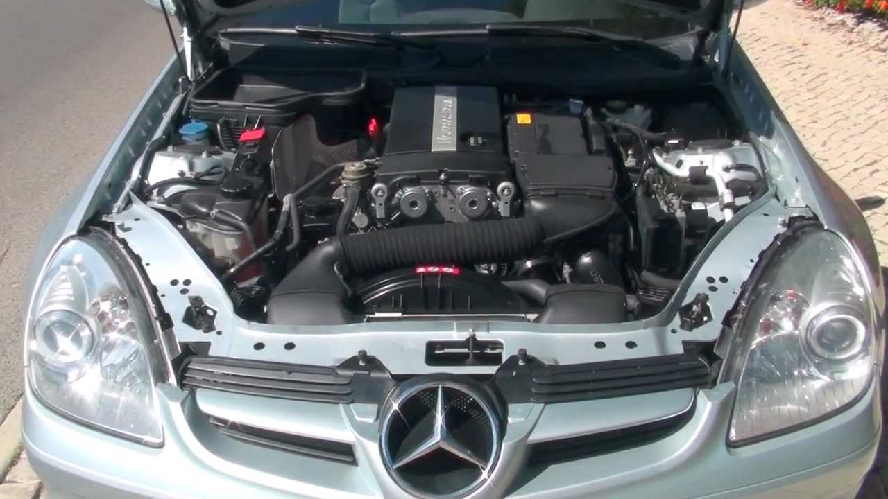 Mercedes Benz SLK 200 Kompressor - Engine R171 - HD - YouTube 3000gt engine bay diagram 