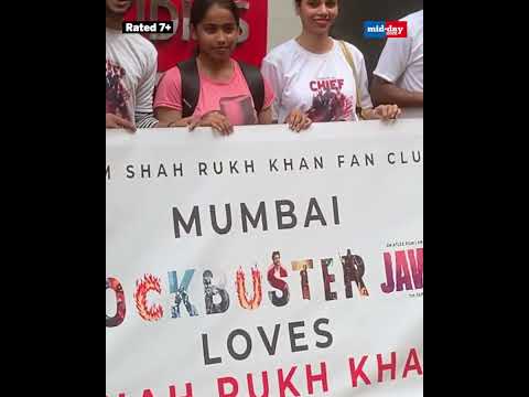Shah Rukh Khan Fans Celebrate The Success Of Jawan Outside YRF Office 
