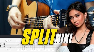NIKI - Split. Fingerstyle Guitar backing track for your covers