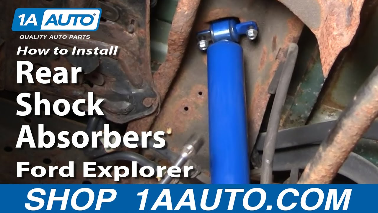 How to change shocks on ford explorer sport trac