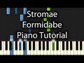 Comment jouer Formidable de Stromae au piano