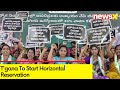 Tgana To Start Horizontal Reservation | Bharat Jagruti Protest Against Go-3 By Tgana Govt | NewsX