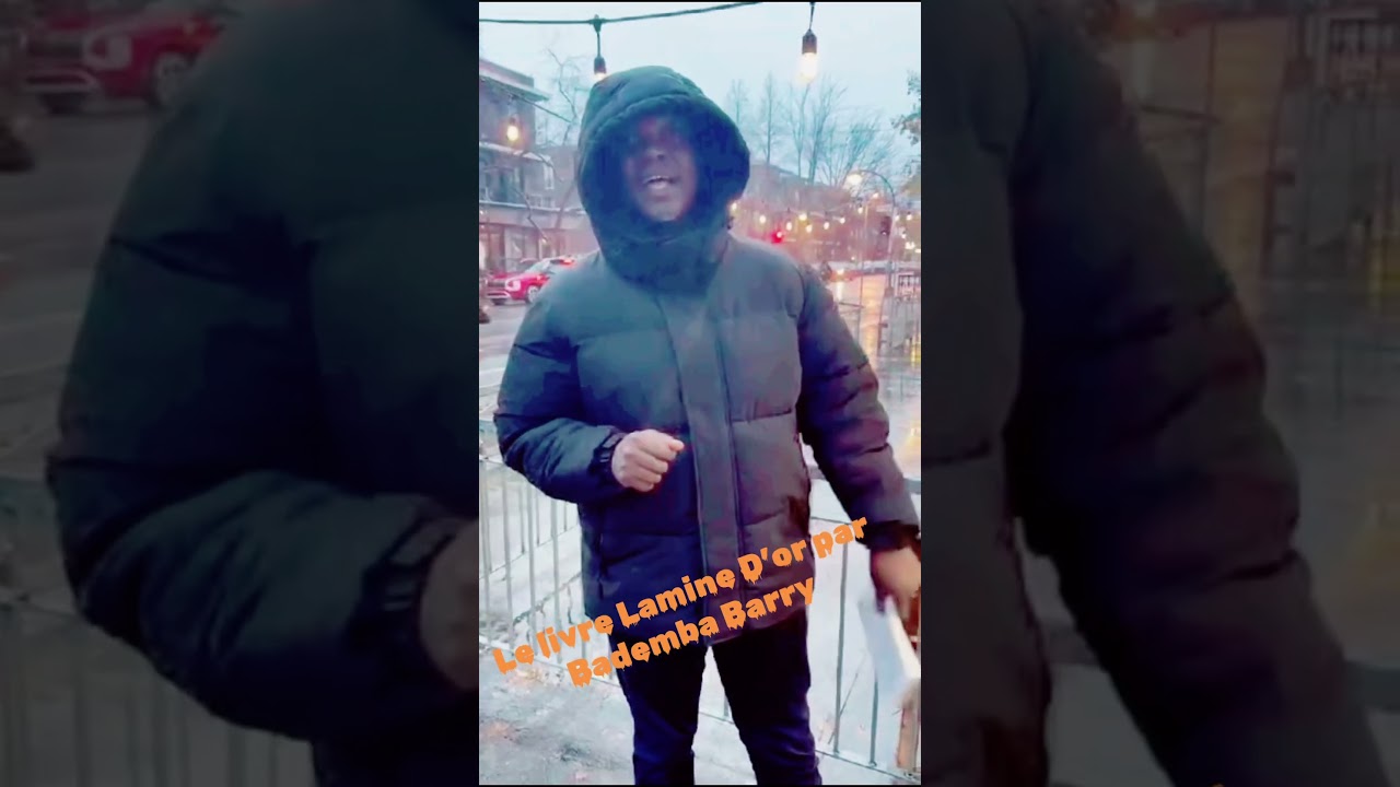 🛑Le livre « LAMINE D’OR » par Bademba Barry comme conférencier au Canada Lamine Guirassy lui-mème