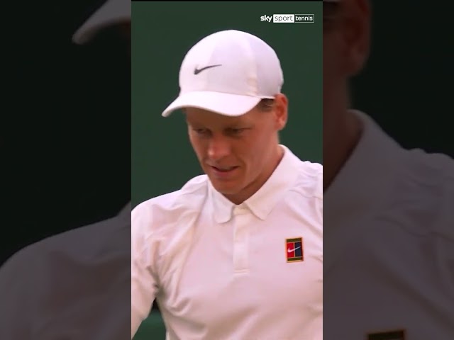 JANNIK SINNER VINCE WIMBLEDON