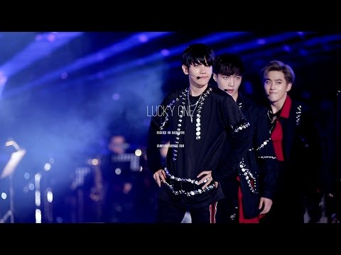 160621 KBS Open concert EXO - Lucky One (백현 focus)