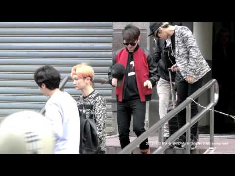 150322 Luna BoA KangTa TVXQ 張力尹 TASTY SHINee SNSD EXO Leaving Hotel