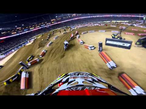 GoPro HD: Christian Craig Main Event Lap 2013 Monster Energy Supercross Phoenix 