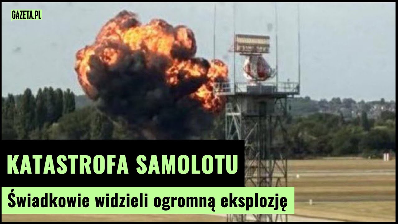 Katastrofa lotnicza pod Londynem. Świadkowie widzieli "kulę ognia" | Gazeta.pl