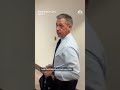 Fired federal worker returns to office of Senator who called him a clown