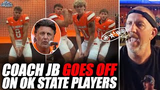 Coach JB GOES OFF On Oklahoma State Football Players For Doing Tik Tok Dance