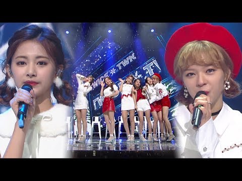 《ADORABLE》 TWICE(트와이스) - Merry & Happy @인기가요 Inkigayo 20171217