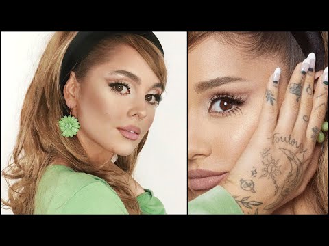 ariana grande makeup tutorial | POSITIONS 60s makeup | jackie wyers