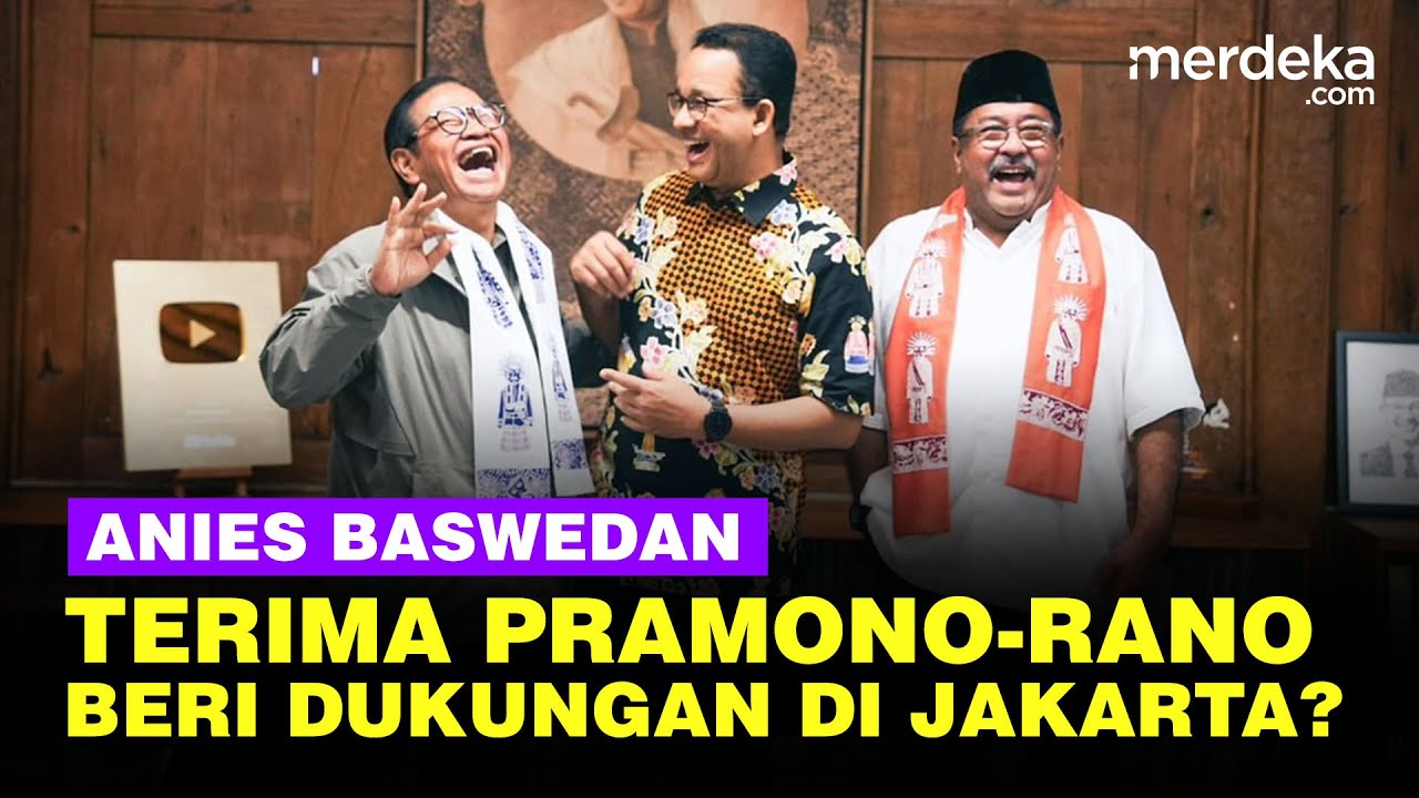 Spesial Anies Terima Pramono-Rano di Rumahnya, Beri Dukungan di Pilkada Jakarta?