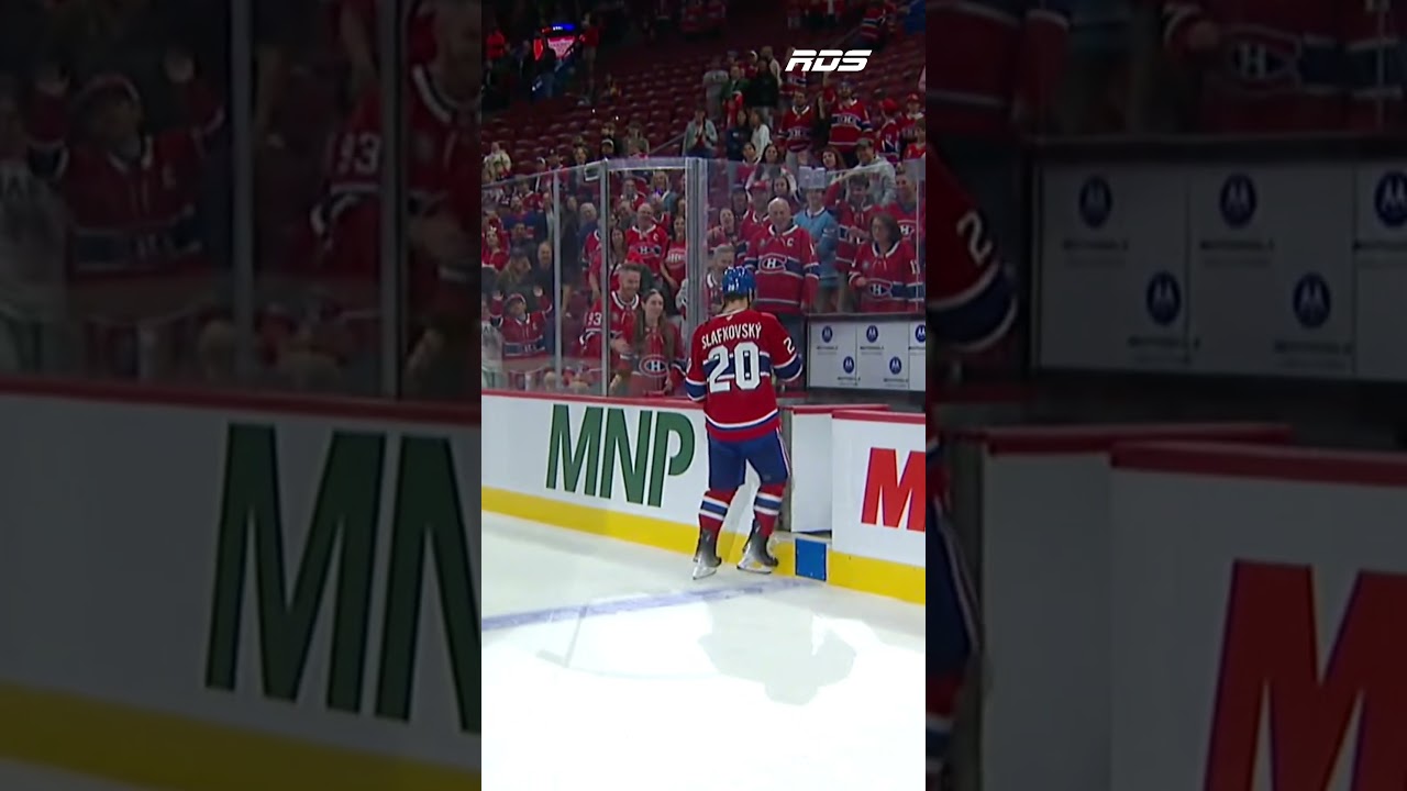 Ne change surtout pas, Juraj Slafkovský! 🤣🤷🏻♂️#GoHabsGo