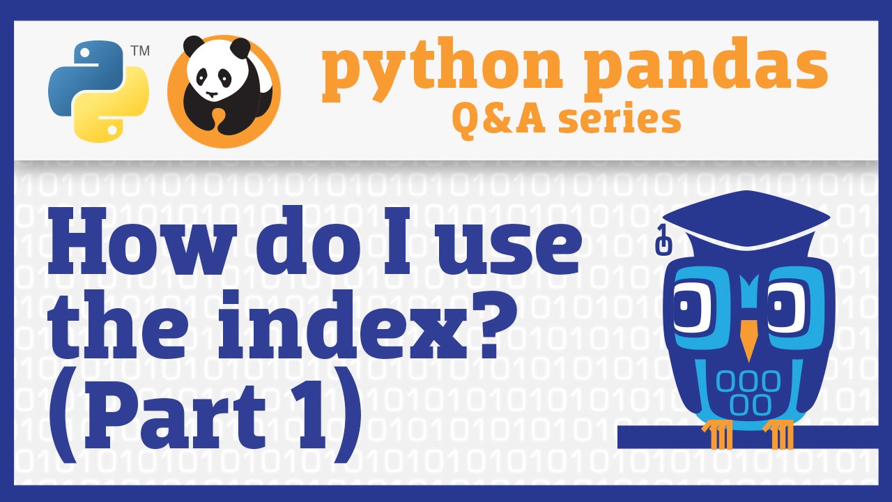Image from What do I need to know about the pandas index? (Part 1)