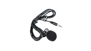 Taffware 3.5mm Microphone with Clip for Smartphone / Laptop / Tablet PC - SR-503 - Black - 1