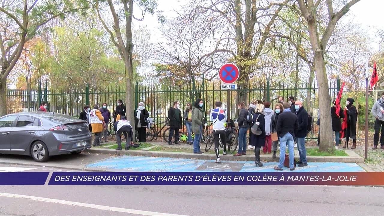 Yvelines | Des enseignants et des parents d’élèves en colère à Mantes-la-Jolie