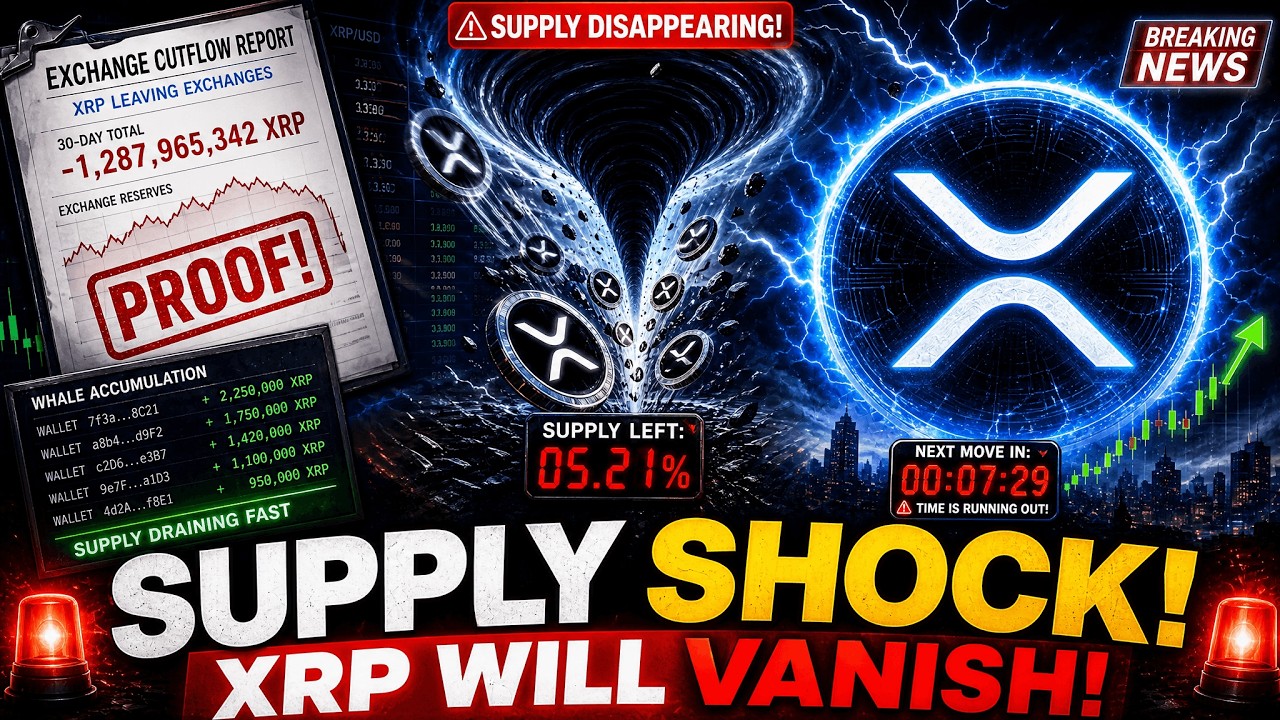 XRP IS GOING TO VANISH! A SUPPLY SHOCK IS INEVITABLE! (THIS IS THE PROOF!)
