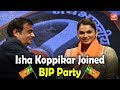 Actress Isha Koppikar Joins BJP