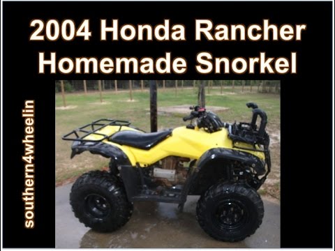 How to build a snorkel for a honda rancher #4