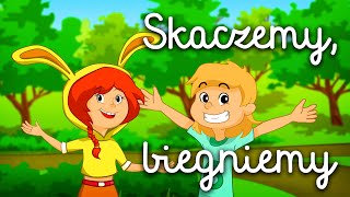 Teledysk dla dzieci i piosenka dla dzieci Skaczemy, biegniemy. Wygibasy z naszej klasy zachęcą dziec