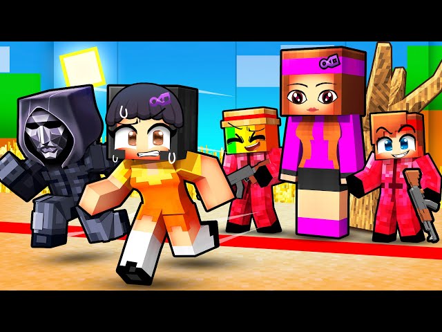 Squid Game mais nous avons inversé Les rôles sur Minecraft !