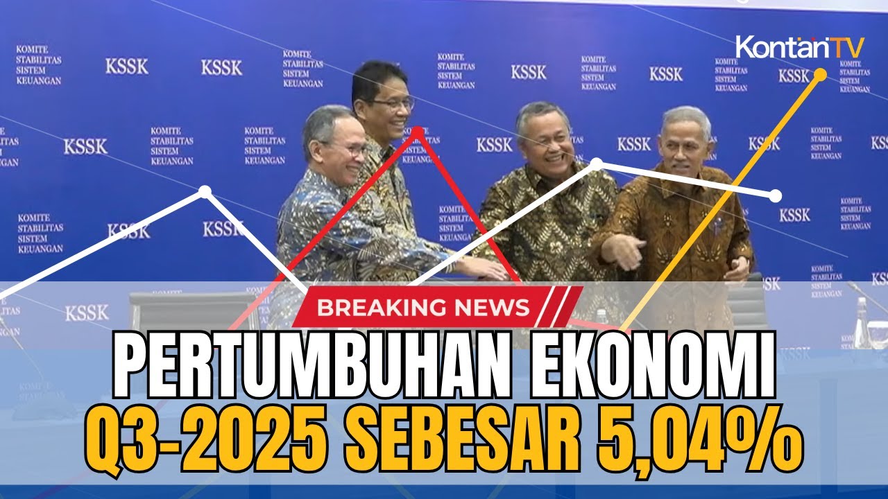 BREAKING NEWS: BPS UMUMKAN DATA PERTUMBUHAN EKONOMI INDONESIA KUARTAL III-2025